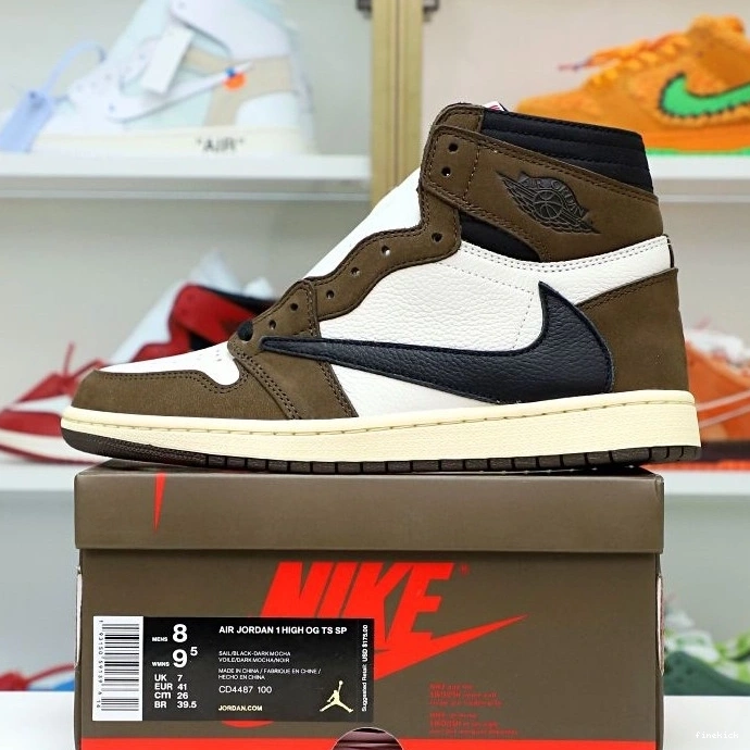 JORDAN X 1 TRAVIS AIR OG RETRO 'MOCHA' SCOTT HIGH 1027